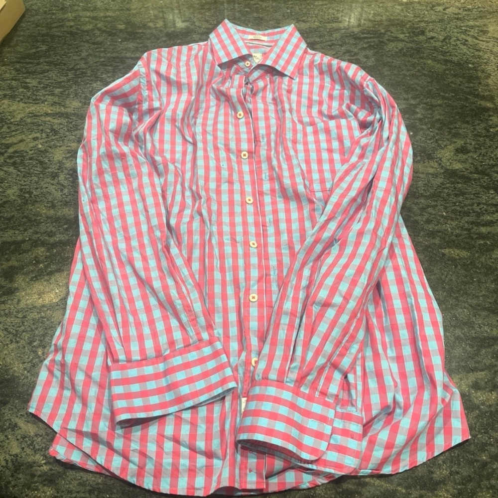 Men's Peter Millar button up‎ size large